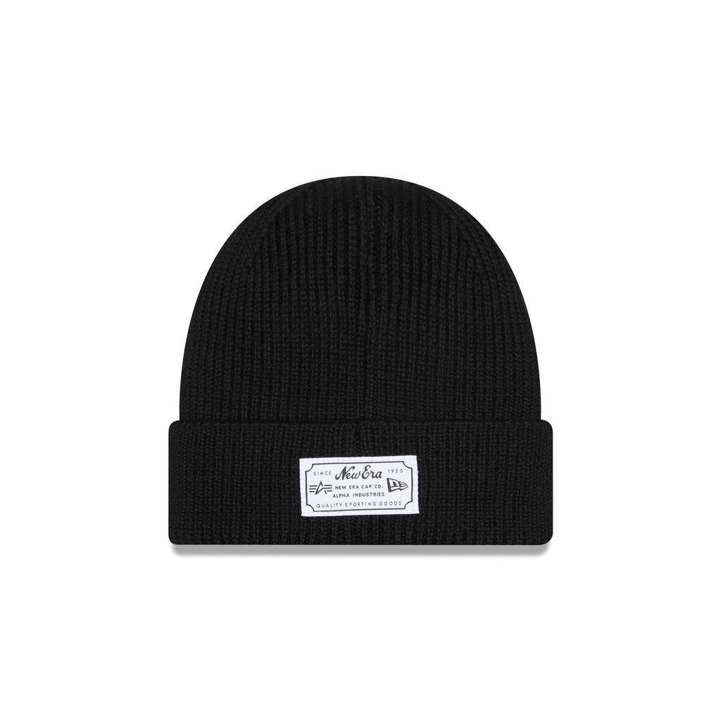 Alpha Industries x Chicago Bulls Black Cuff Knit Hat