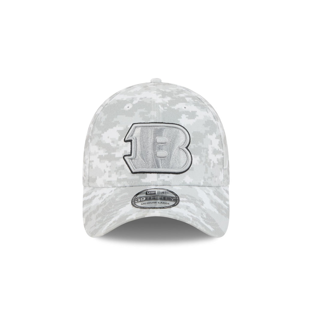 Cincinnati Bengals 2025 Salute to Service Fan Gear 39THIRTY Stretch Fit Hat