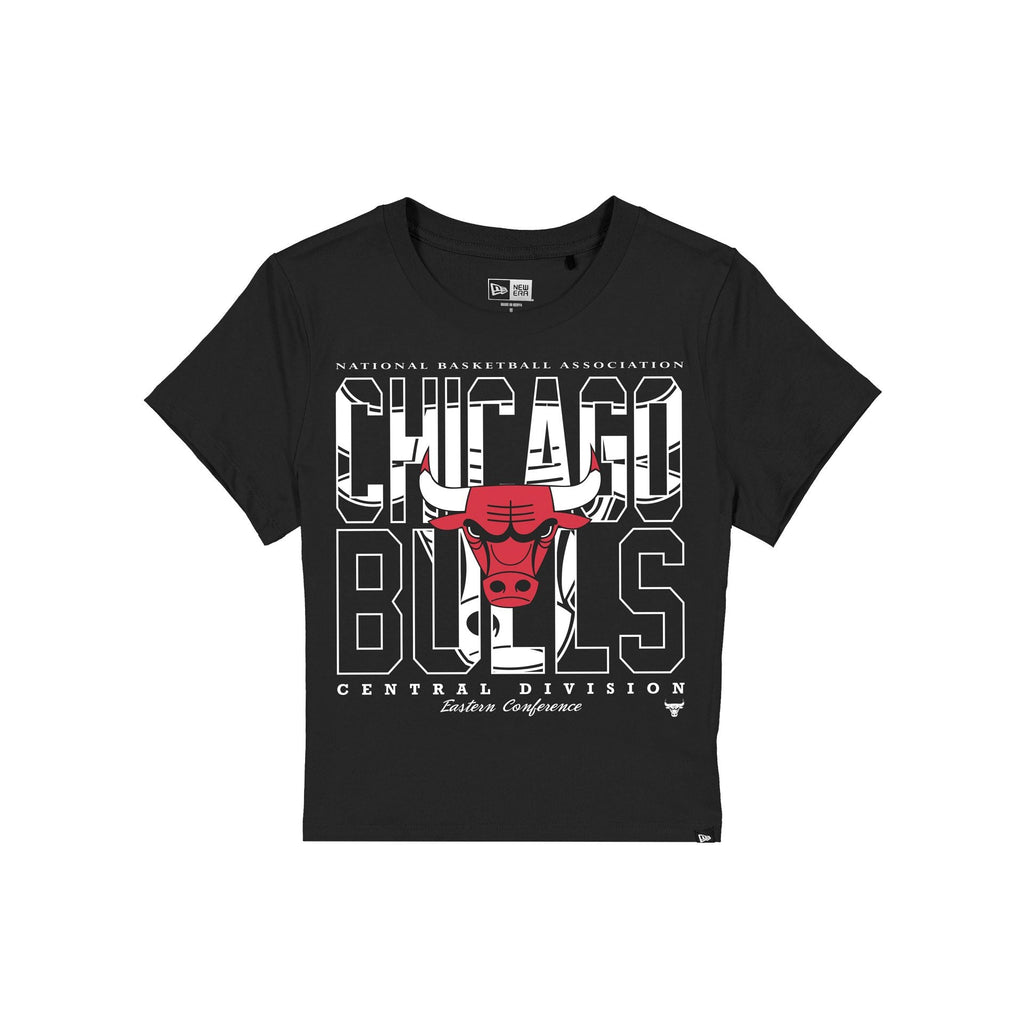 Chicago Bulls Leisure Women's Shrunken Cropped T-Shirt