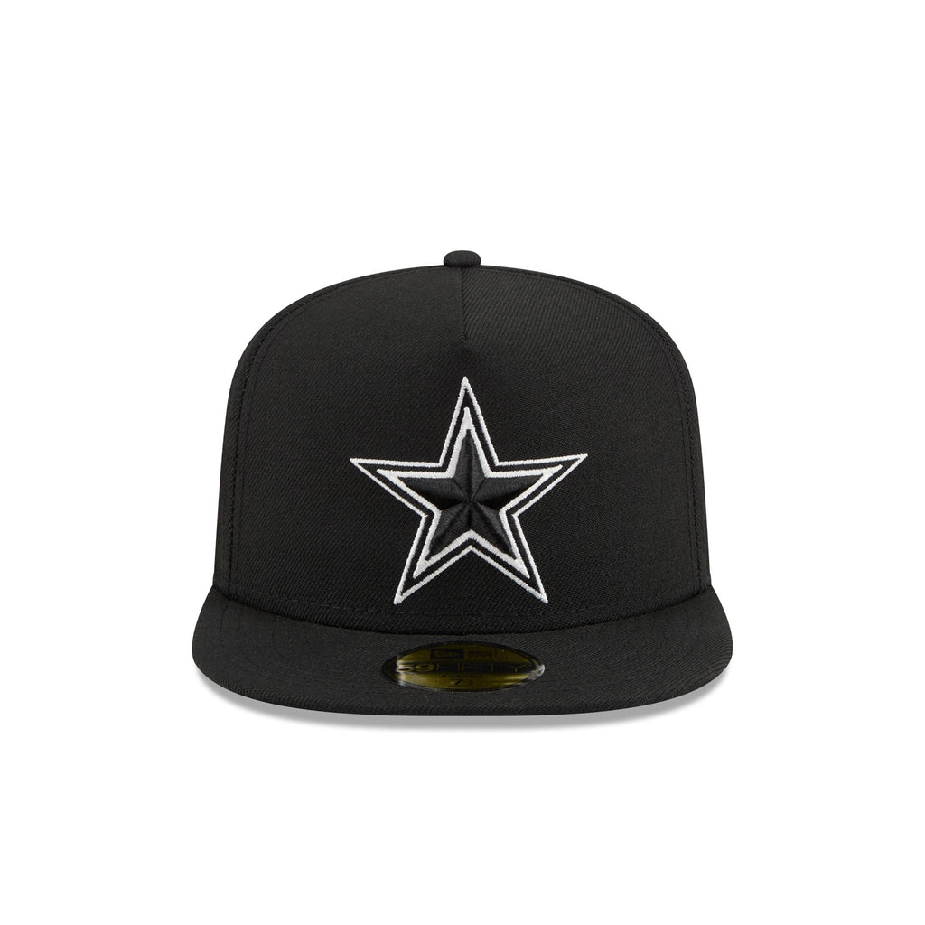 Just Caps Chiseled Logo Dallas Cowboys 59FIFTY A-Frame Fitted Hat
