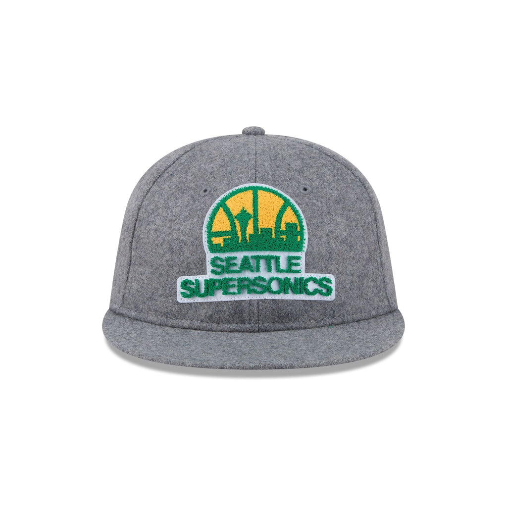 Seattle Supersonics Chenille Woven Retro Crown 9FIFTY Adjustable Hat