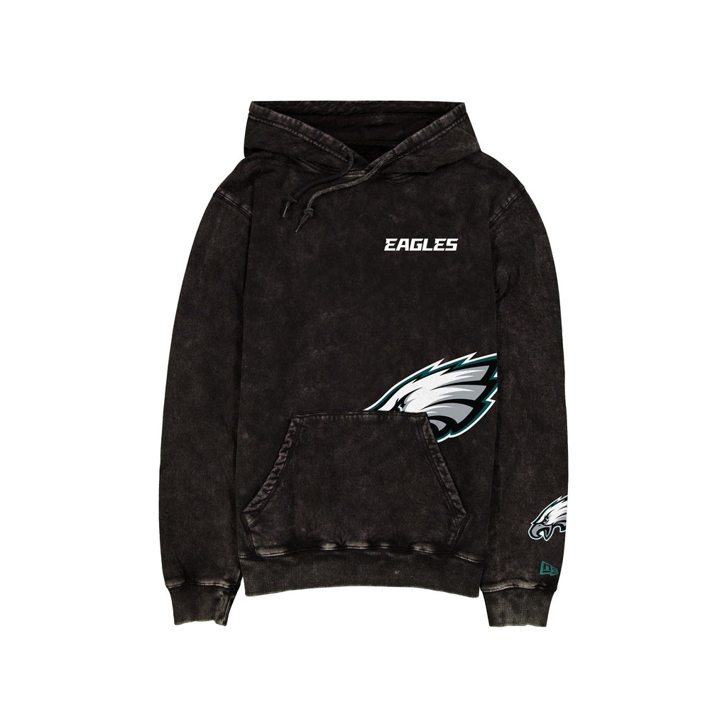 Philadelphia Eagles Logo Washed Black Hoodie