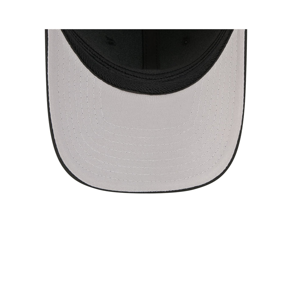Kansas City Chiefs Poly Black & White 39THIRTY M-Crown Stretch Fit Hat