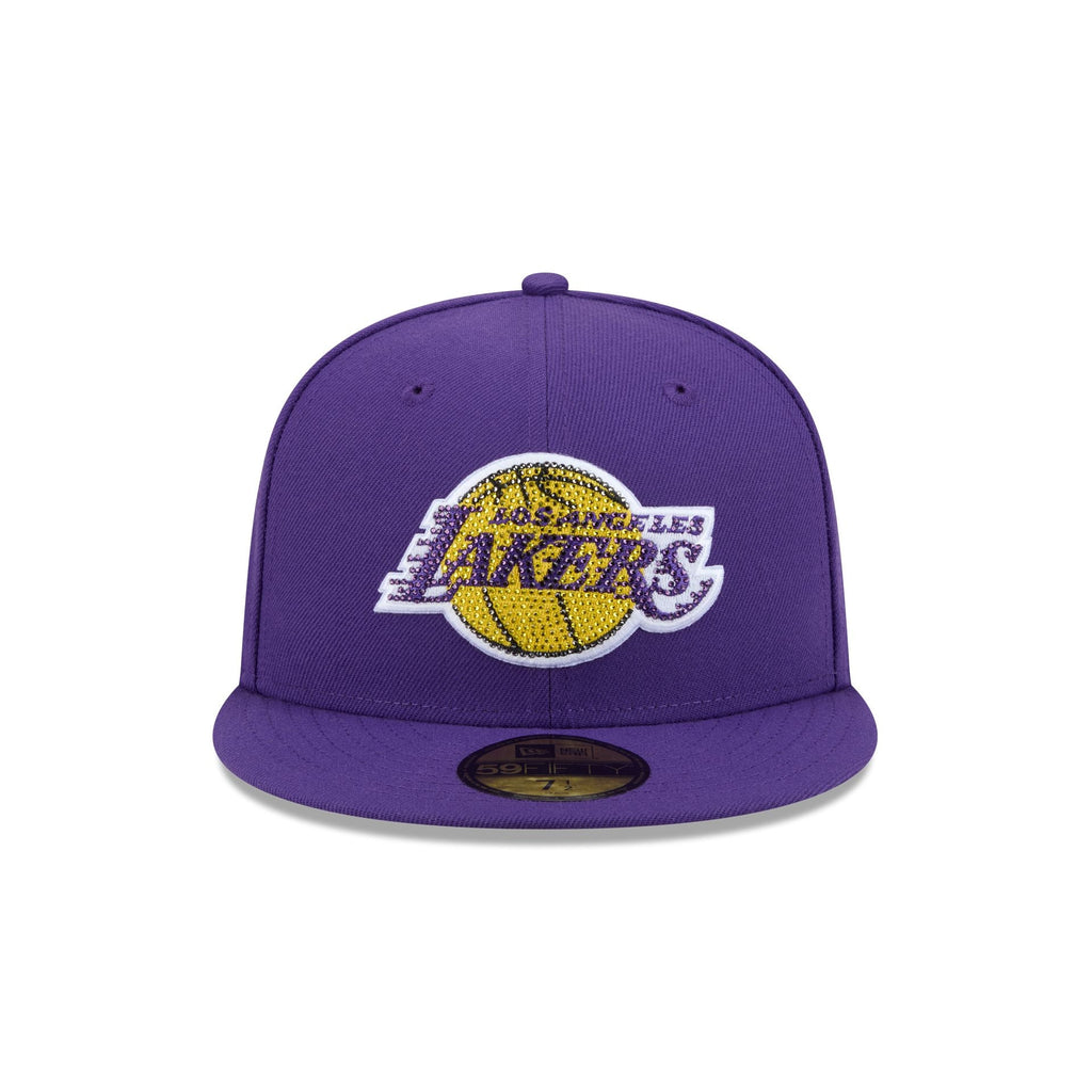 Los Angeles Lakers Rhinestone Badge 59FIFTY Fitted Hat