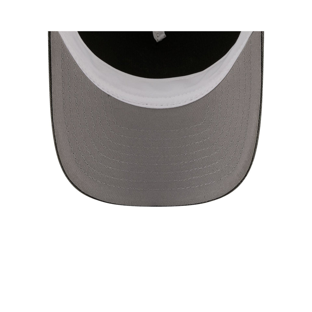 Miami Heat Frayed Logo 9FORTY M-Crown A-Frame Trucker Hat