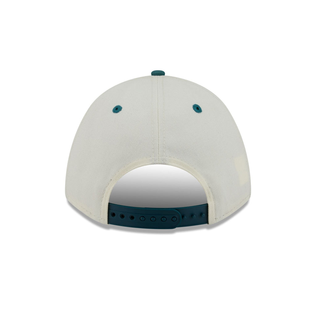 Philadelphia Eagles Arched Graphic Chrome White 9FORTY M-Crown A-Frame Snapback Hat