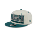 Philadelphia Eagles Classic Stacked Chrome 9FIFTY Snapback Hat