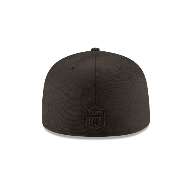 Pittsburgh Steelers Black On Black 59FIFTY Fitted Hat